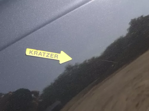 VW Polo 9N3 Kotflügel vorne links schwarz LC9Z (186793)