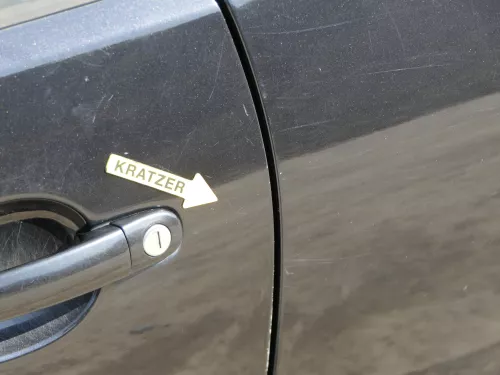 VW Polo 9N 9N3 Tür vorne links Fahrertür 2/3-Türer schwarz LC9Z -ohne Anbauteile (186794)