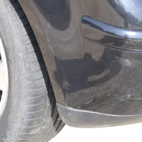 VW Polo 9N 9N3 Stoßstange Heckstoßstange hinten schwarz LC9Z     PDC (186795)