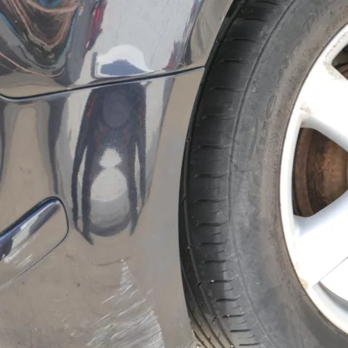 VW Polo 9N 9N3 Stoßstange Heckstoßstange hinten schwarz LC9Z     PDC (186795)