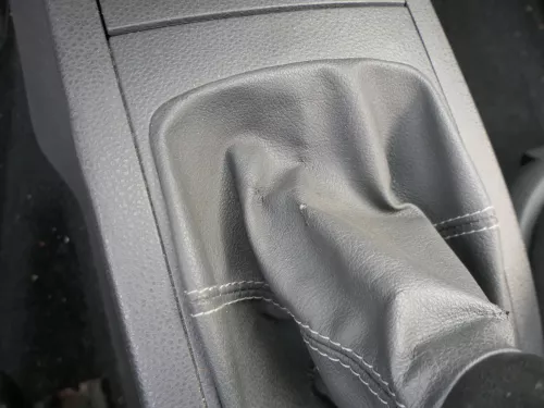 VW Polo 9N 9N3 Schaltknauf Schaltsack Schaltung 6Q1711113G Leder schwarz (186801)