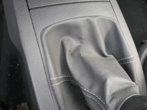 VW Polo 9N 9N3 Schaltknauf Schaltsack Schaltung 6Q1711113G Leder schwarz (186801)