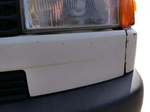 VW T4 kurze Version Grill Kühlergrill VW Zeichen Logo weiß R902 Allstar (186809)