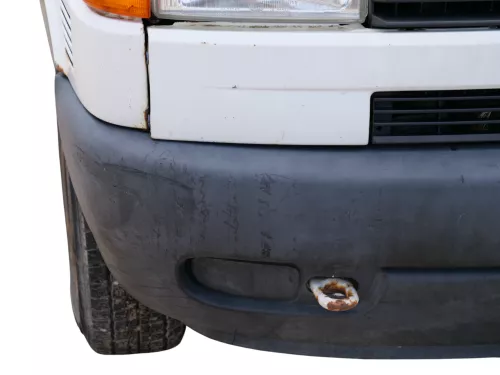 VW T4 kurze Version Stoßstange Frontstoßstange vorne schwarz AC-0 7D0807221 Spoi (186811)