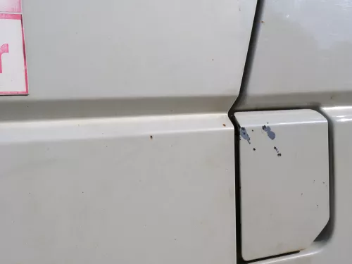 T4 Tür vorne links Fahrertür Caravelle Multiavan -ohne Anbauteile -  weiß R902 (186816)