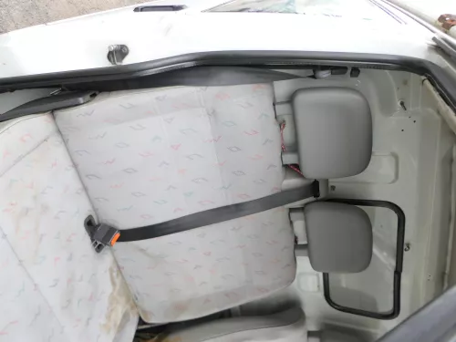 VW T4 Sitz vorne rechts 2er Doppel Beifahrersitz Doppelsitzbank grau mit Konsole