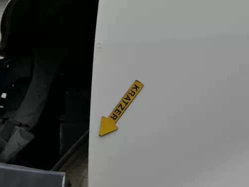 VW T5 Kotflügel vorne links weiß R902 7H0821101E (186891)