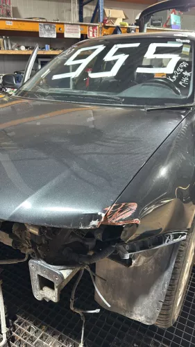 A6 4F Frontstoßstange Stoßstange vorn Stoßfänger grau LY7E mit Grill  - Allroad (186998)