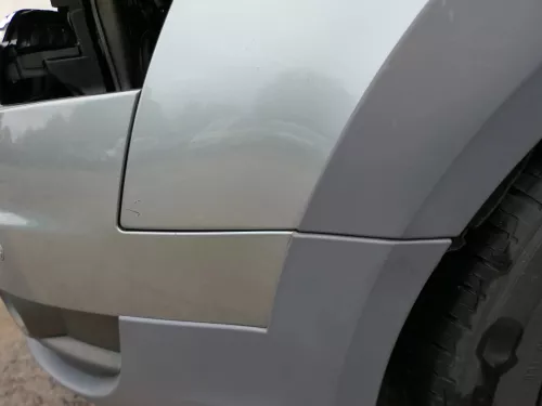 Audi A6 4F C6 Kotflügel vorne links grau LY7E Allroad Quattro 4F0821103E +Leiste (187000)