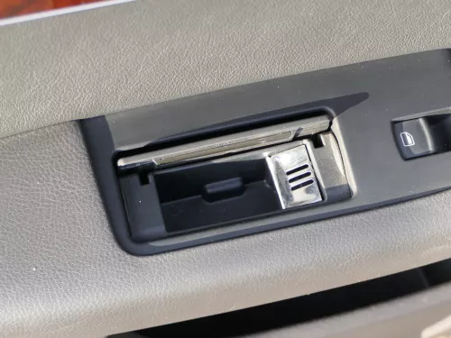 1x A6 4F Türverkleidung Verkleidung Tür hinten links schwarz Leder - Bose Rollo (187028)