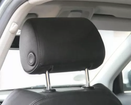 1x Audi A6 4F C6 Kopfstütze vorne links Kopfstützen Leder Valcona-Leder schwarz (187034)