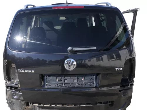VW Touran Heckklappe Kofferraumklappe hinten schwarz metallic LC9X + Scheibe