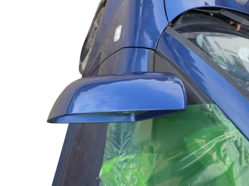 Audi A3 8P elektrischer Spiegel Außenspiegel vorne links blau LZ5C + Glas (187249)