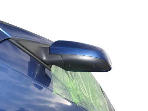 Audi A3 8P elektrischer Spiegel Außenspiegel vorne links blau LZ5C + Glas (187249)