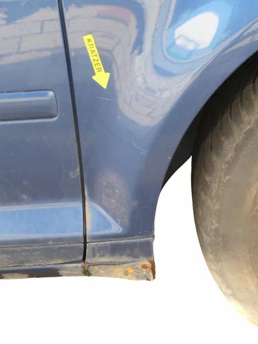 Audi A3 8P Kotflügel vorne rechts Sportback blau LZ5C (187252)