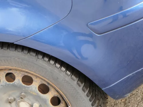 A3 8P Stoßstange Heckstoßstange Stoßfänger hinten 2/3-Türer blau LZ5C (187259)