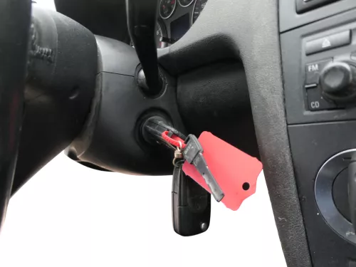 Audi A3 8P Zündschloß Schloß Zündung 2x Schlüssel  + Türschloß links (187278)