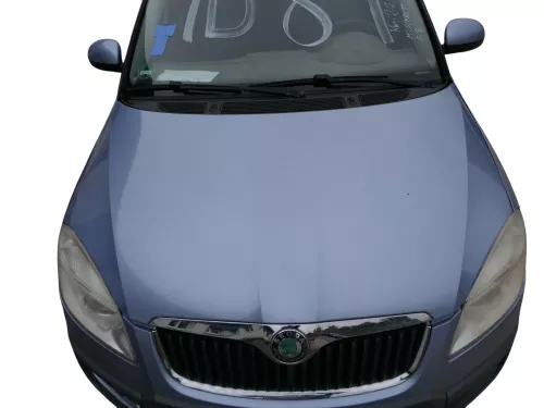Skoda Fabia 5J Roomster Motorhaube Haube Klappe vorne blau LF5Y