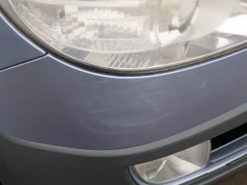 Skoda Roomster 5J Scout Stoßstange vorne Frontstoßstange blau LF5K mit Grill (187352)