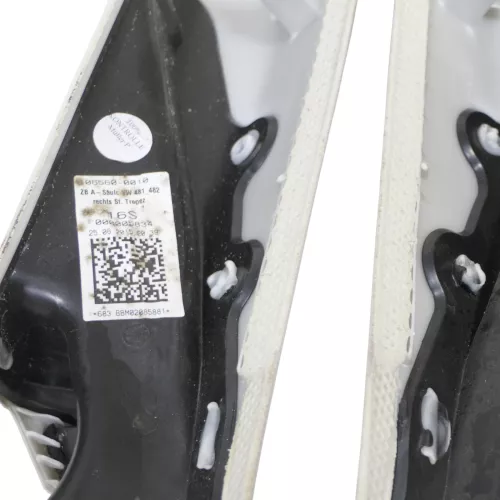 2x Passat B8 3G A-Säulen Verkleidung rechts+ links oben Abdeckung weiß St.Tropez (149977)