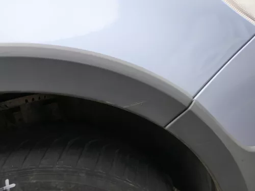 Skoda Fabia Roomster 5J Kotflügel vorne rechts blau LF5Y SCOUT + Lesite (187359)