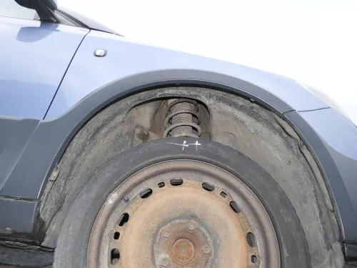 Skoda Fabia Roomster 5J Kotflügel vorne rechts blau LF5Y SCOUT + Lesite (187359)