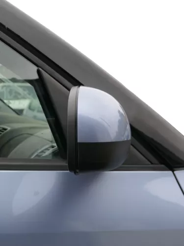 Roomster elektrischer Spiegel Außenspiegel rechts Glas original blau LF5Y (187360)