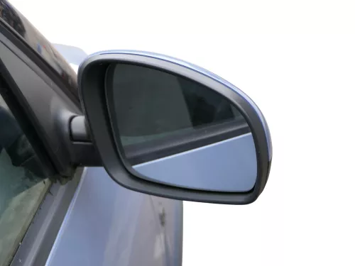 Roomster elektrischer Spiegel Außenspiegel rechts Glas original blau LF5Y (187360)