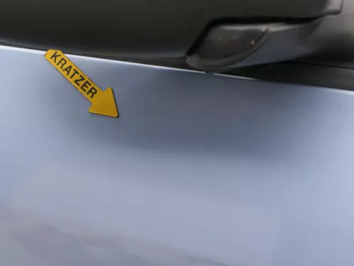 Skoda Roomster 5J Tür vorne rechts Beifahrertür - blau LF5Y Scou mit Leiste (187362)