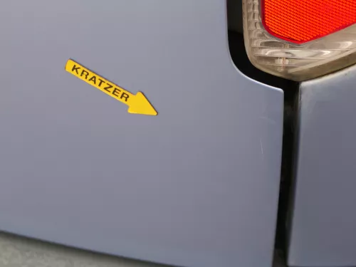 Skoda Roomster 5J Heckklappe hinten Kofferraumklappe mit Scheibe blau LF5Y (187364)