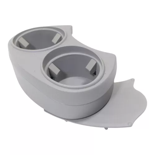 VW New Beetle vorne für Mitteltunnel Tunnel Becherhalter Mittelkonsole grau (187104)