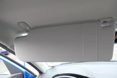 Skoda Fabia Roomster 5J Sonnenblenden Sonnenblende grau links vorne grau