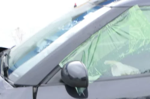 Roomster 5J Abdeckung Verkleidung für Tür außen A-Säule links vorne