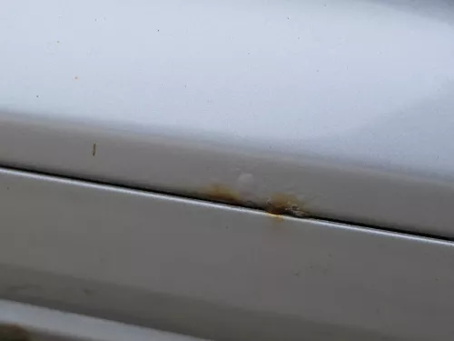 Audi A3 8P 2/3-Türer Tür vorne links Fahrertür Türblatt grau LY7J Rahmen (187450)