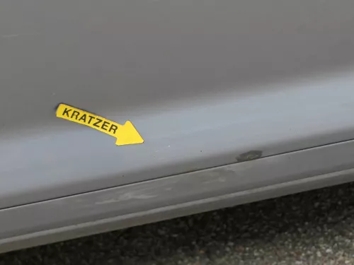 Audi A3 8P 2/3-Türer Tür vorne rechts Beifahrertür Türblatt grau LY7J (187451)