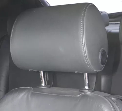 Audi A3 8P Kopfstütze vorne vorn links - soul schwarz- verstellbar Leder Perlnap (187475)