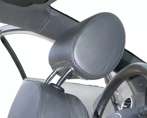 Audi A3 8P Kopfstütze vorne vorn links - soul schwarz- verstellbar Leder Perlnap