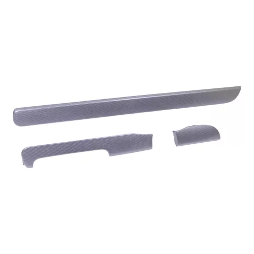 VW Golf 6 5K Leiste Abdeckung Dekor grau netzoptik Leisten Blende UA3 tweed
