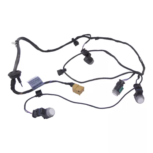 Audi A5 PDC Leitungssatz Stoßfänger hinten weiß LY9C ORIGINAL von NEUFAHRZEUG ##