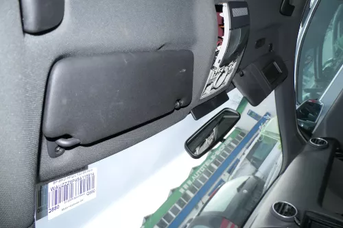 Audi A3 8P Sonnenblende links vorne 8P0857551A schwarz beleuchtet (179519)