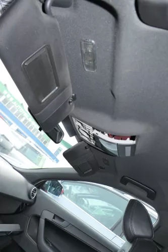 Audi A3 8P Sonnenblende links vorne 8P0857551A schwarz beleuchtet