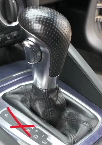 Audi A3 8P Schaltknauf Automatik Schaltknauf Schaltsack 8P1713141B Griff