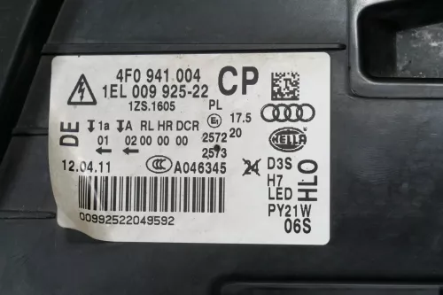 Audi A6 4F C6 Scheinwerfer Xenon 4F0941004CP rechts vorne Kurvenlicht LED  ## (187535)
