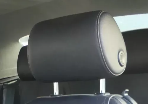 1x A4 8H Cabrio 8E B6 B7 Kopfstütze vorne links Leder blau Perlnappaleder