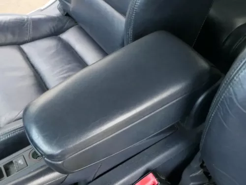 A4 B7 8E Cabrio 8H Mittelarmlehne Armlehne original blau indigoblau Leder (200407)