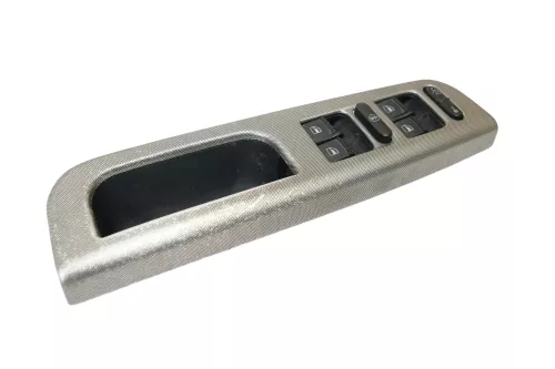 VW Golf 4 Bora Mittelkonsole Verkleidung um Radio 1j1858069G Dekor silber netzop (166122)