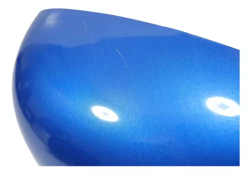 Fabia 5J Kappe Spiegel Außenspiegel rechts  blau LF5W NUR Spiegelkappe (200479)