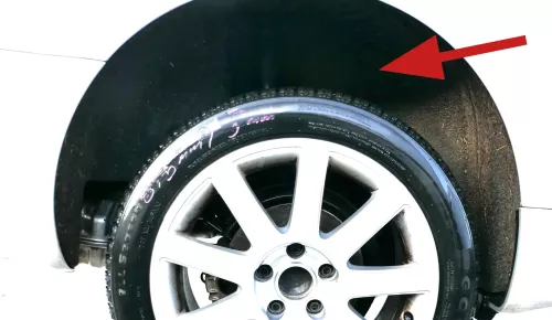 A4 8H Cabrio Radhausschale Radhaus hinten links 8H08101712B6 B7 8E Vlies