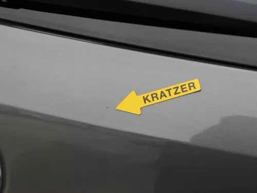 VW Tiguan Heckklappe hinten Kofferraumklappe mit Scheibe grau LD7R (200550)