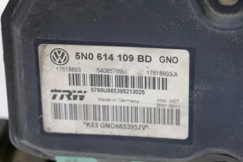 VW Tiguan 5N ABS Einheit mit Steuergerät Pumpe 5N0614109Q (116923)